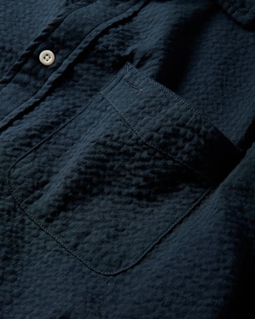 laydown detail image of Seersucker Short Sleeve Shirt