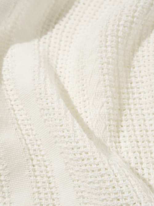 laydown detail image of Open Weave Camp Collar Shirt