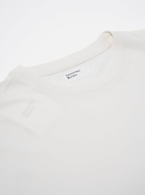 laydown detail image of Universal Works Logo T-Shirt