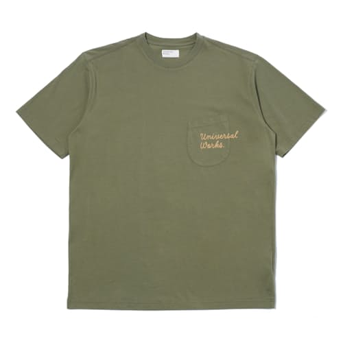 laydown image of Universal Works Logo T-Shirt