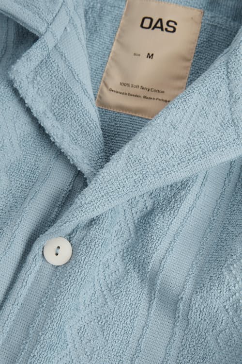 laydown detail image of Ancora Cuba Terry Shirt