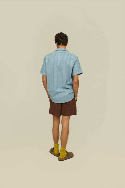 on model image of Ancora Cuba Terry Shirt