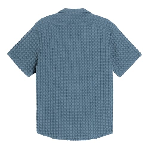 laydown image of Camp Collar Waffle Shirt