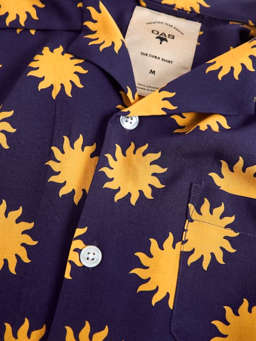 laydown detail image of Sunday Sun Viscose Shirt