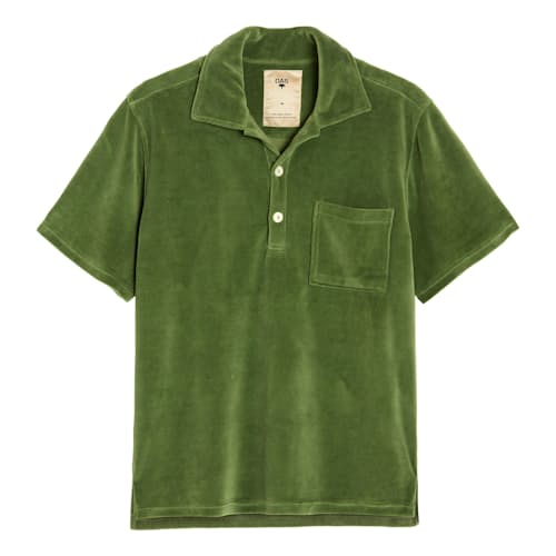 laydown image of Penny Green Girona Velour Shirt