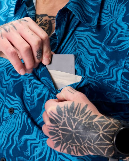 on model image of Airweave Performance Shirt