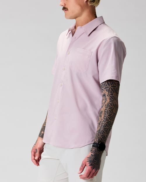 on model image of Airweave Performance Shirt