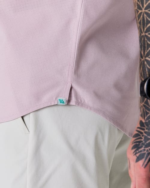 on model image of Airweave Performance Shirt