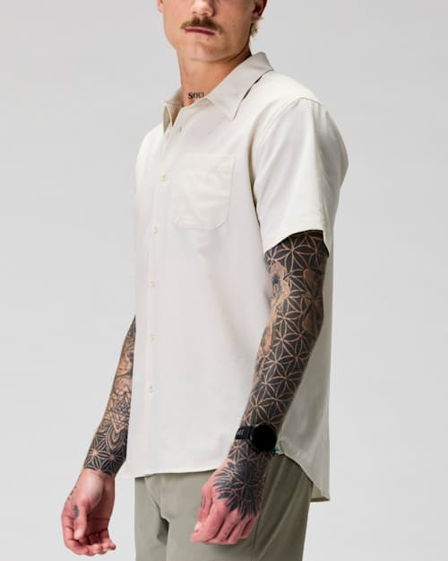 on model image of Airweave Performance Shirt