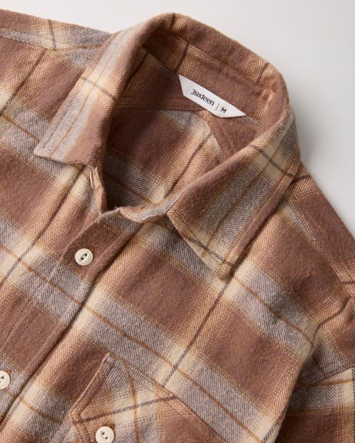 laydown detail image of Crosscut Flannel Shirt