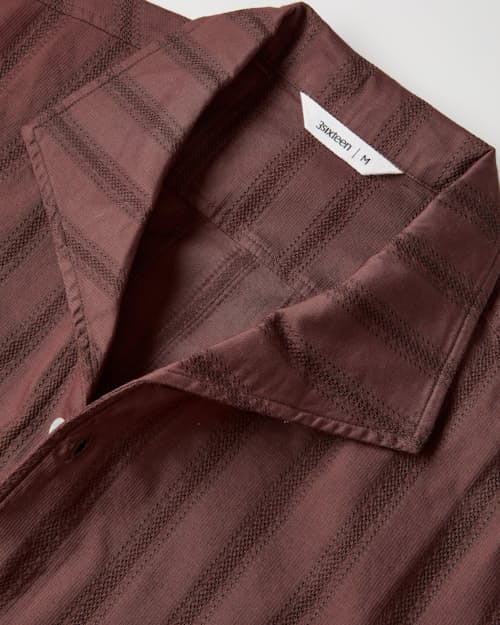 laydown detail image of Leisure Weave Shirt