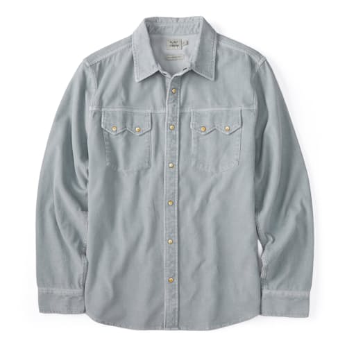 laydown image of Corduroy Western Shirt