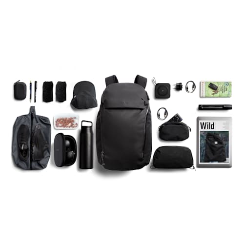 laydown image of Venture Travel Backpack - 26L