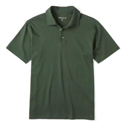 laydown image of AloeKnit Polo Shirt