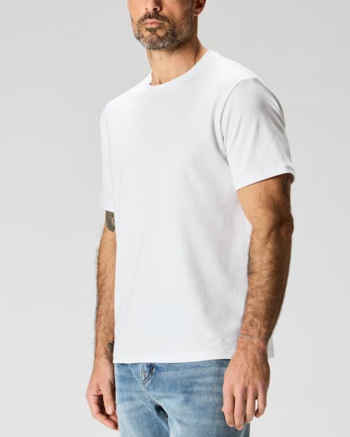 on model image of AloeKnit T-Shirt