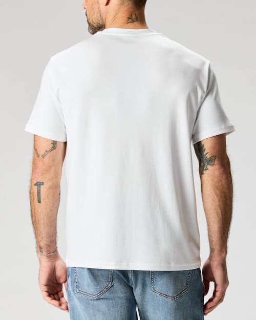 on model image of AloeKnit T-Shirt