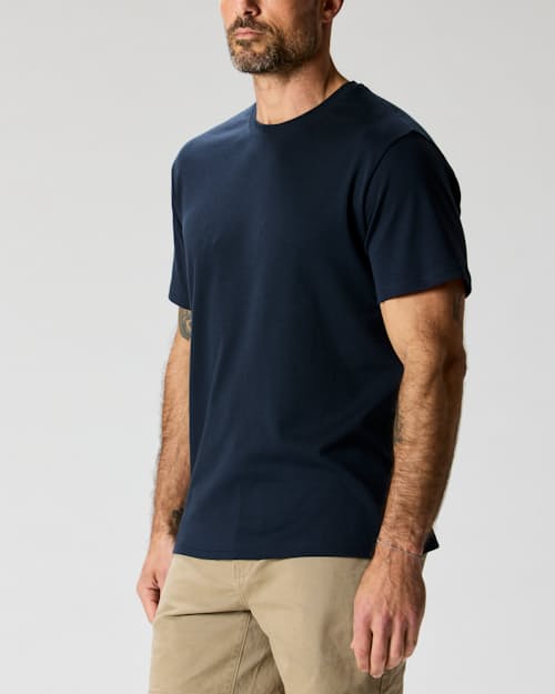 on model image of AloeKnit T-Shirt