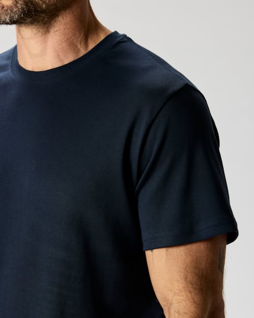 on model image of AloeKnit T-Shirt
