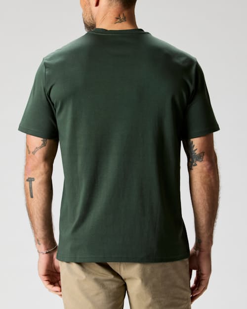 on model image of AloeKnit T-Shirt
