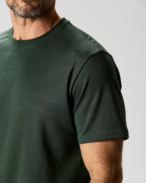 on model image of AloeKnit T-Shirt