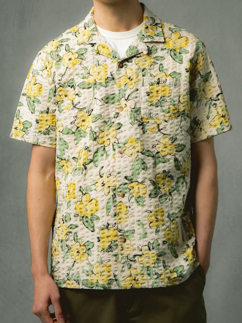on model image of Crammond Short Sleeve Shirt