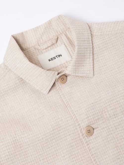 laydown detail image of Ormiston Linen Chore Jacket
