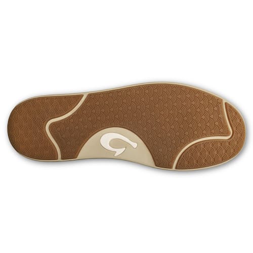 laydown image of Lae'ahi Lauhala Woven Leather Sneaker