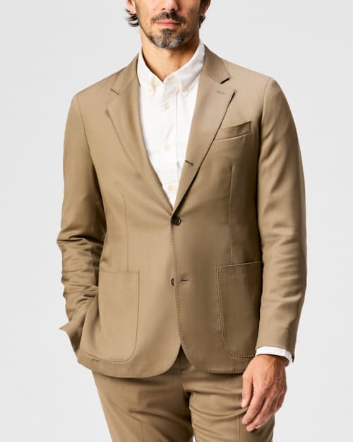 on model image of Rosedale Classic Patch Pocket Suit Jacket