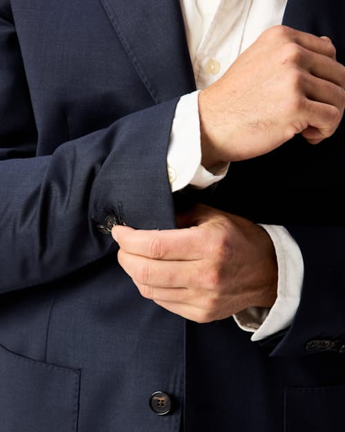 on model image of Rosedale Classic Patch Pocket Suit Jacket