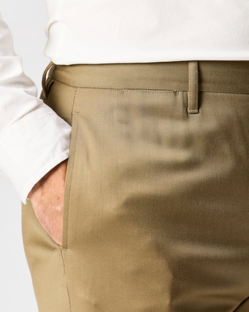 on model image of Rosedale Classic Suit Pant