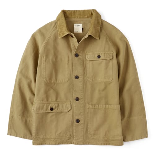 laydown image of Journey Canvas Chore Coat