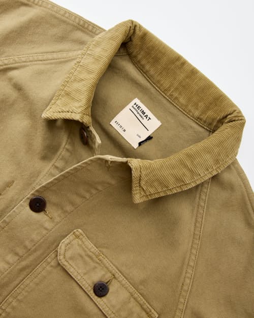 laydown detail image of Journey Canvas Chore Coat