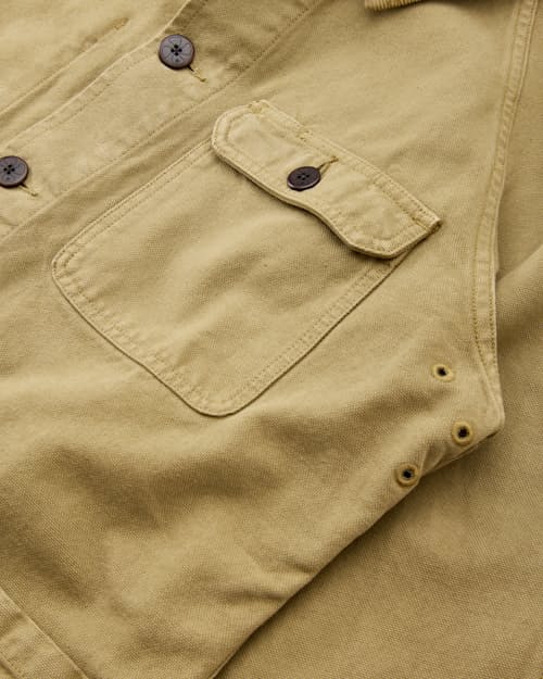 laydown detail image of Journey Canvas Chore Coat
