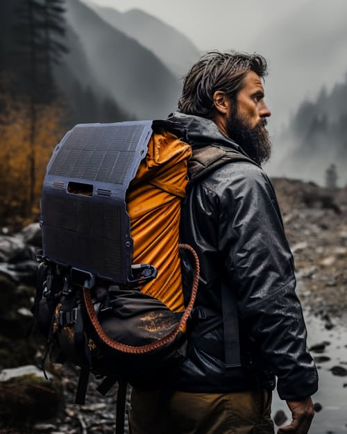 lifestyle image of Spectre 18W Folding Solar Charger