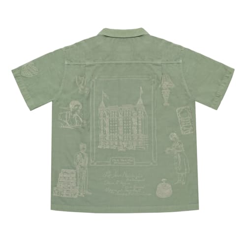 laydown image of Hotel Camp Shirt