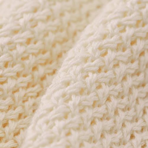 laydown detail image of Crochet Knit Polo Shirt