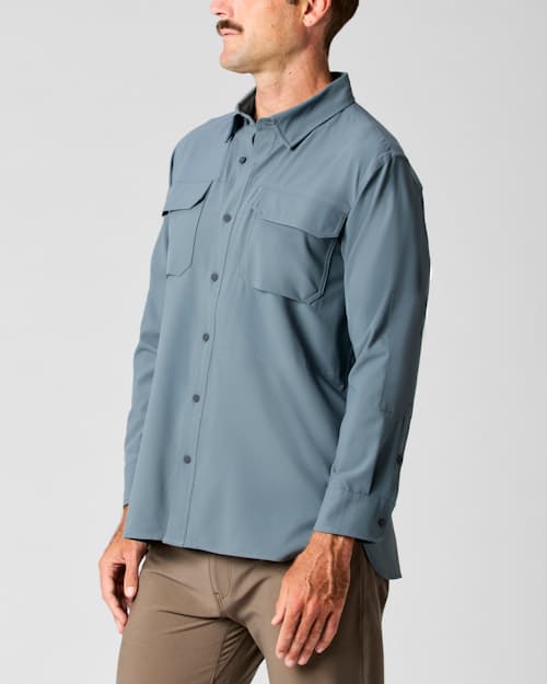 lifestyle image of UPF Passport Shirt