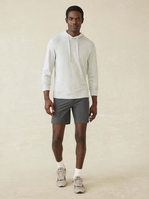 on model image of All Day 4-Way Stretch Shorts - 7"