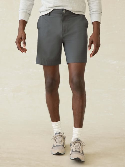on model image of All Day 4-Way Stretch Shorts - 7"