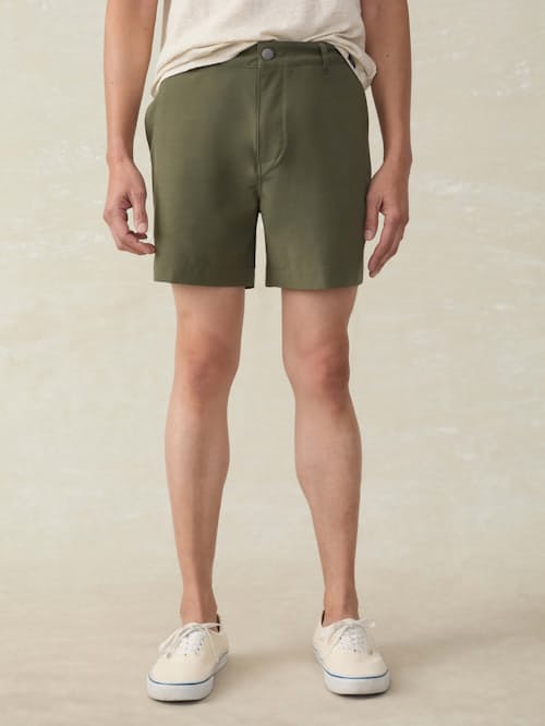 on model image of All Day 4-Way Stretch Shorts - 7"