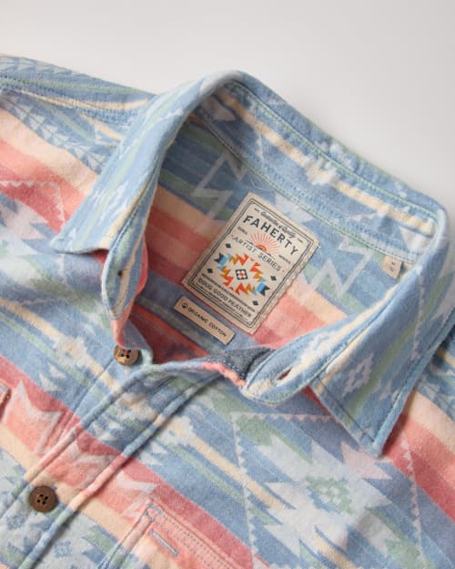 laydown detail image of Doug Goodfeather Canyon Overshirt