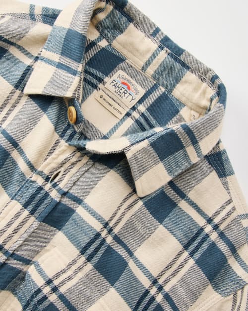 laydown detail image of Mill Check Overshirt