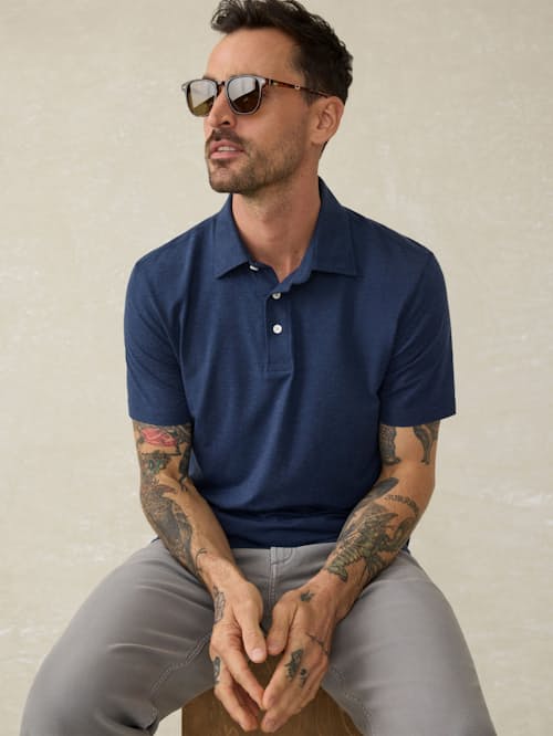on model image of Movement Polo