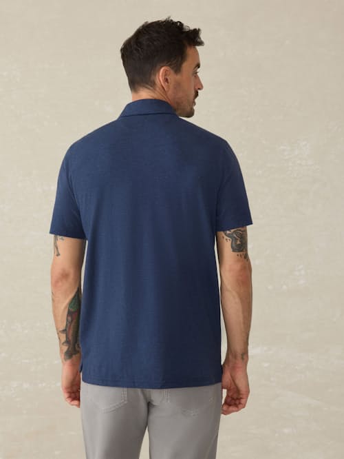 on model image of Movement Polo