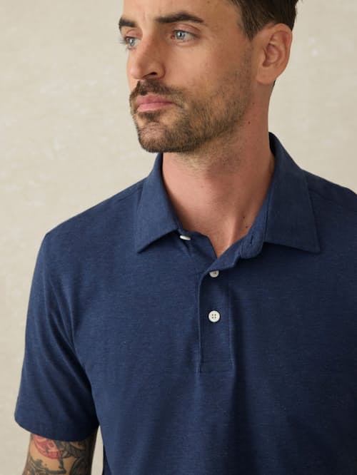 on model image of Movement Polo