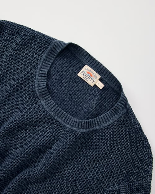 laydown detail image of Sunwashed Crewneck Sweater