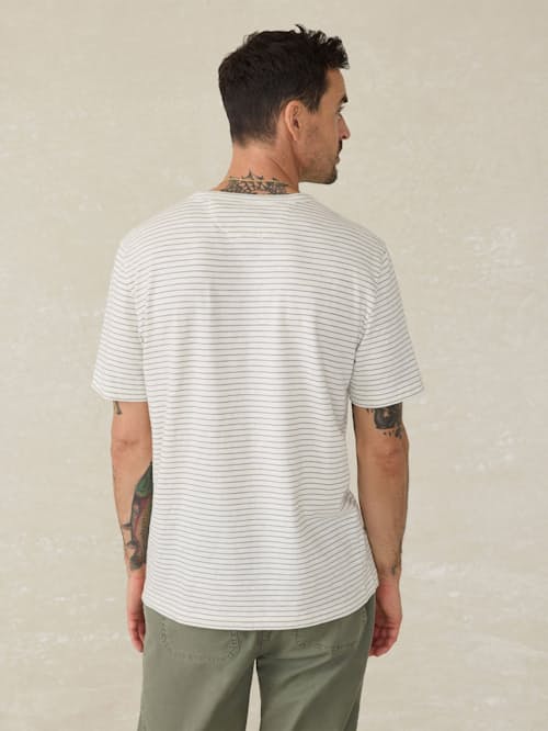 on model image of Sunwashed T-Shirt