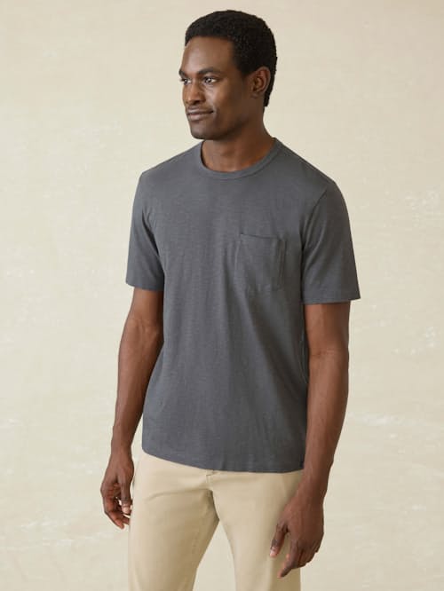 on model image of Sunwashed Pocket T-Shirt