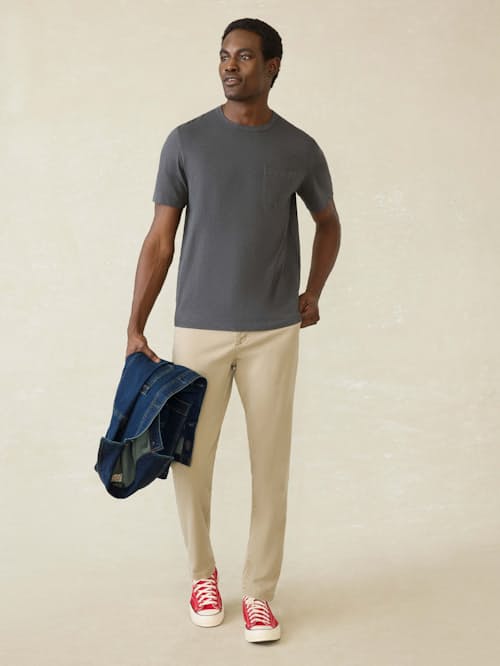 on model image of Sunwashed Pocket T-Shirt