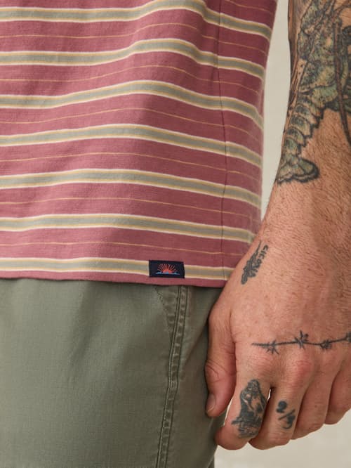 on model image of Sunwashed T-Shirt